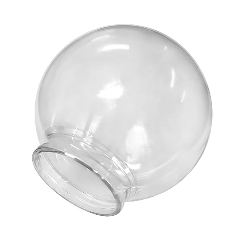 Image of Beam Lighting 6-inch Clear Acrylic Replacement Globe - Cover for Ceiling, Wall Fixtures, Lamp Posts, or Streetlights (Pack of 2)