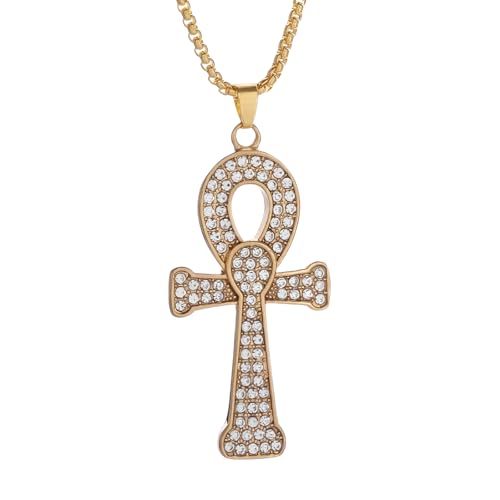 Collier égyptien en argent sterling pour homme et femme style rétro