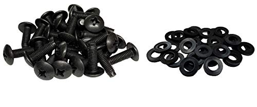 RackGold M6 Rack Screws 25 Pack w/Washers - USA Made &