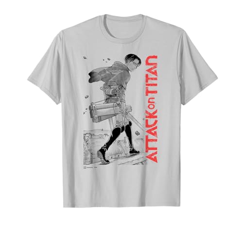 Attack on Titan Levi Ackerman Japanese Manga Epic Portrait Camiseta