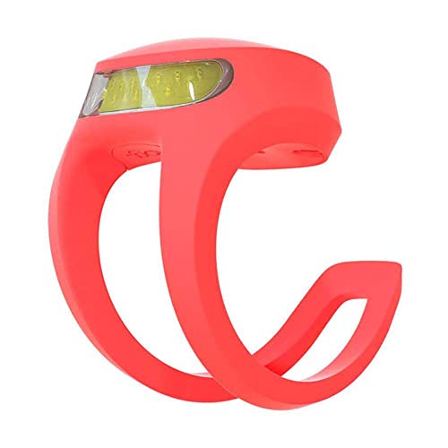 Knog Frog Front Bike Light - Iconic Bicycle Light Reborn with Bright 40 Lumen LED output, 9 light Modes, Flexible Mount, USB-C Rechargeable, 20g Lightweight Bike Headlight, Tequila Sunrise