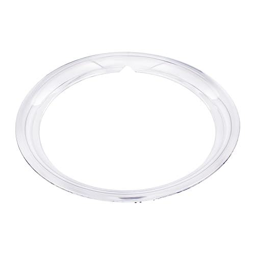 Image of United Pacific A6138 Stainless Steel 15-inch Smooth Beauty Trim Ring, Highly Polished, Smooth Style, Beauty Rim Trim - ONE Set (Pack of 4 Trim Rims)