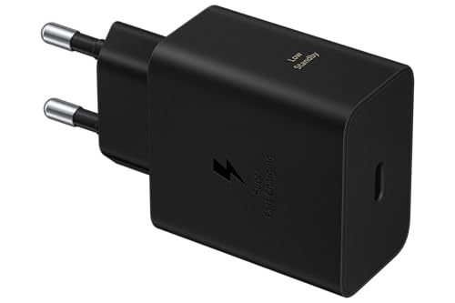Samsung Chargeur USB - C, Adaptateur Secteur 60 W Ultra Rapide, Adaptateur USB - C vers USB, Chargeur Samsung Charge Rapide, Original, sans câble, Noir
