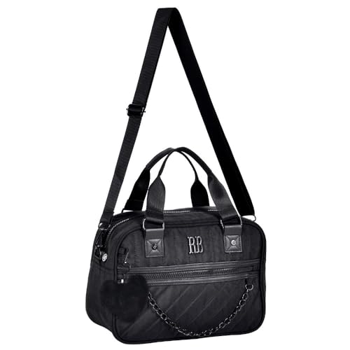Bolsa Rebecca Bonbon Transversal Baú Corrente (Preto)