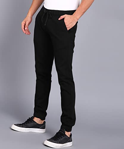 Urbano Fashion Men's Light Grey Slim Fit Jogger Jeans Stretch - Image 5