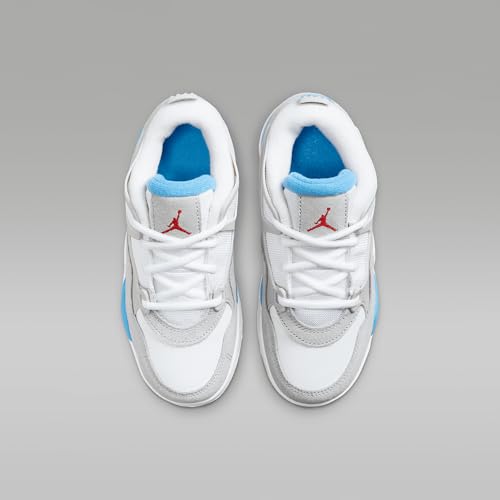 Jordan 4 RM Little Kids' Shoes (FQ7936-104, White/White/Neutral Grey)4