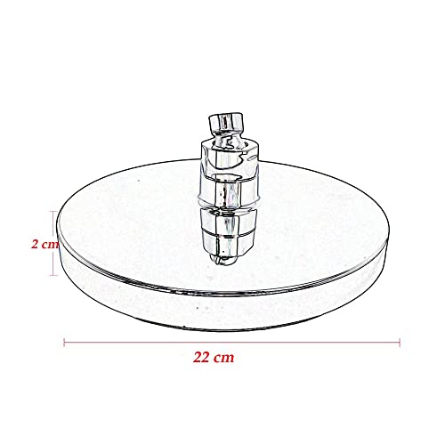 Vetrineinrete® Soffione doccia con led rgb rotondo...