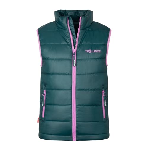 Trollkids Kids Trondheim Vest 140, midnight petrol