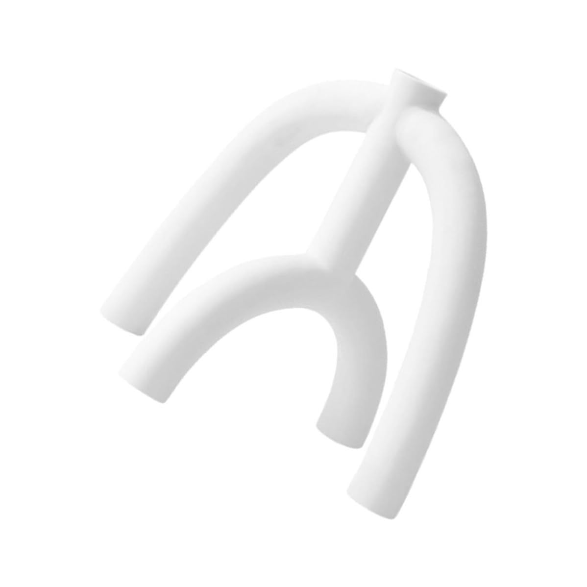 VILLCASE Kerzenständer aus Keramik Weiß Schlichte Geometrische Form für Tischdekoration und Hochzeitsdekoration Candlestick Holder Kerzenhalter Dekoration für Partys