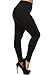 ShoSho Women's Plus Size Basic Leggings Black