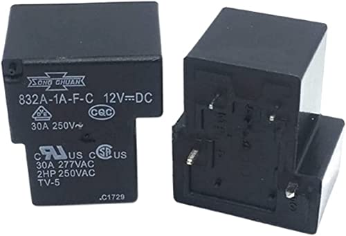 Relais de puissance 12V 30A 832A-1A-FC composant électronique à souder