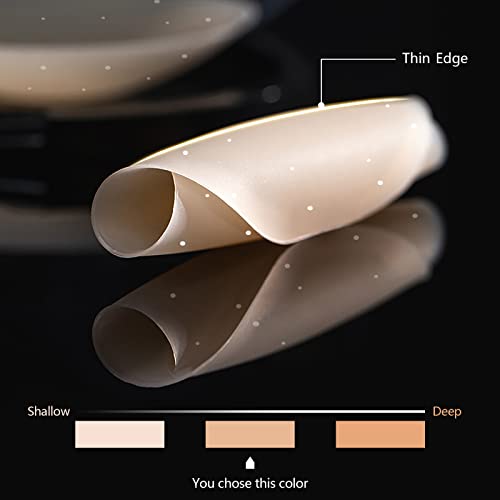 Blueinn Silicone Nipple Cover For Women Reusable- Perforated Breathable Ultra Thin Nipple Pasties 2023 Upgraded(Crème) #TOP3