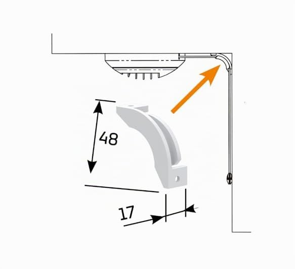 ALIZE TEMPO WC à cordon 5/30 TWC D125 mm - 1775 ANJOS Bouche d’extraction hygroréglable