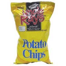 Uncle Rays Regular Potato Chips - 4 oz. bag, 12 per case