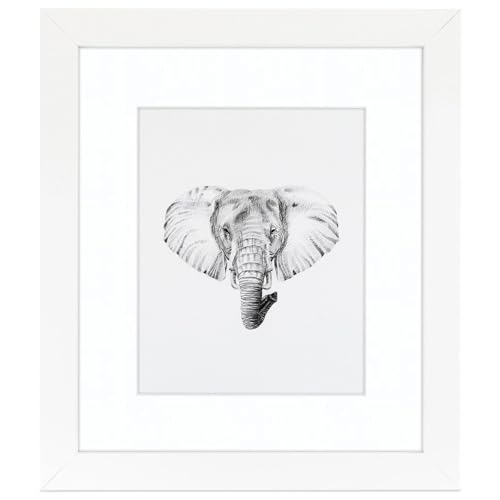 ArtToFrames 18x22 Inch White Picture Frame 1 - Pack This 1.25 inch Custom MDF Poster Frame is White Comes with Economy Acrylic (Frame_Pack_1_5179-18x22)