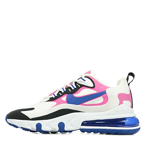Nike Damen W AIR MAX 270 React Laufschuh, Mehrfarbig Summit White Hyper Blue Cosmic Fuchsia Black, 39 EU