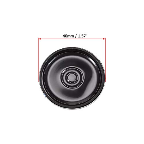 uxcell 2W 8 Ohm Micro Internal Speaker Magnet Loudspeaker 40mm Dia 2pcs