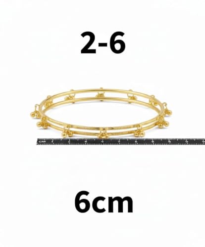 Image of Kashmiri Traditional Bangles Set for Women | Gold Plated /Silver Plated Handcrafted Ghungroo Bangles | Ethnic Bridal Festive Jewellery | Pack of 8
