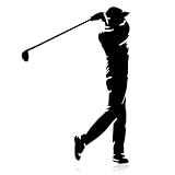 VALINSKY Metal Golf Sign, Golfer Hanging Sign Wall Art, Personalized Golf Decor, Black, Sporty Decorative