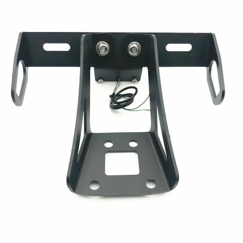 Image of Tail Tidy /Fender Eliminator for Ninja 400 Z400 Ninja250 Ninja 500 Z500 2018-2025 License Plate Bracket wth Rear Turn Signals & LED Light (Smoke)