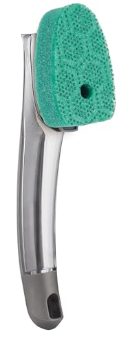 Image of Scotch-Brite Advanced Soap Control Heavy Duty Dishwand,1Dish Wand,Prevents Soap from Leaking,Leak-Free Guarantee,Best for Cast Iron Skillets & Grill Grates,Fits All Scotch Brite Refills(Pack of 4)