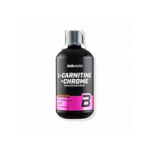L-Carnitine 35.000 mg + Chrome Concentrate Orange 500ml – Carnitine with Chrome in Liquid Form – BiotechUSA
