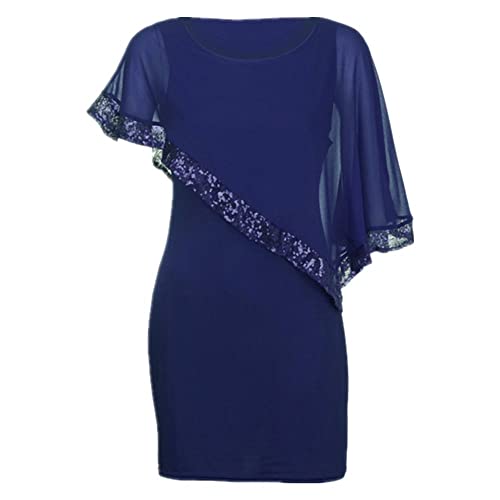 Robe d'été bleu grande taille pour briller lors de vos soirées estivales chic