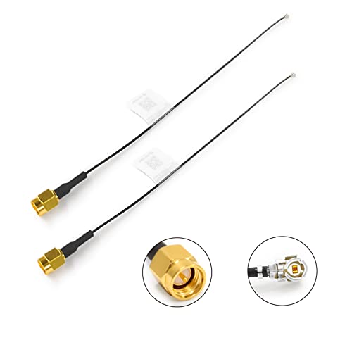 TOJOIN 2PCS SMA Male to UFL Female 1.13mm RF Coaxial Cable 6GHZ Low Loss for Wireless Routers Mini PCIe Cards (20cm) - Image 4