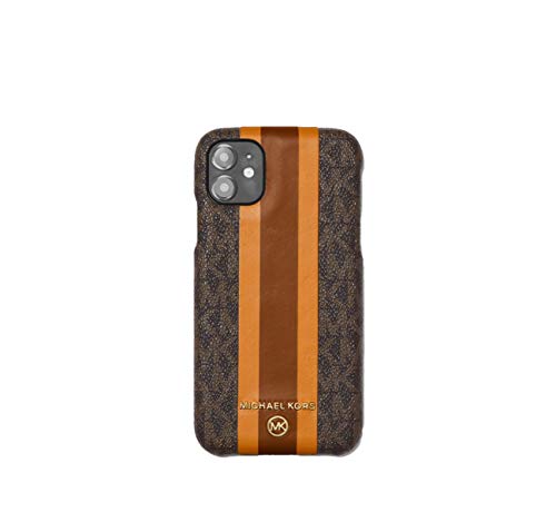 MICHAEL KORS(マイケルコース) iPhone ストライプ ロゴ キャンパス ケース (iPhone11) [並行輸入品]