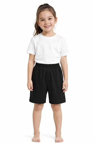 Image of Mahi Fashion Cotton Girls Shorts Summer Wear Black Pack of 3 for Girls