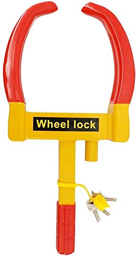 Popamazing Morsetto per ruota per auto, resistente, con 3 chiavi, infrangibile