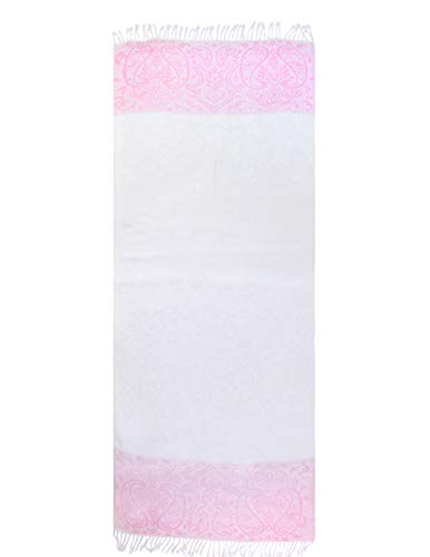 Dahlia Women's Rayon Scarf Shawl - Reversible Design2