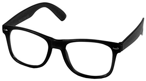 Oramics Hornbrille ohne Stäke für Frauen und Männer Nerdbrille Retro Brille (1x Schwarze Nerd Brille) Oramics Hornbrille ohne Stäke für Frauen und Männer Nerdbrille Retro Brille (1x Schwarze Nerd Brille)