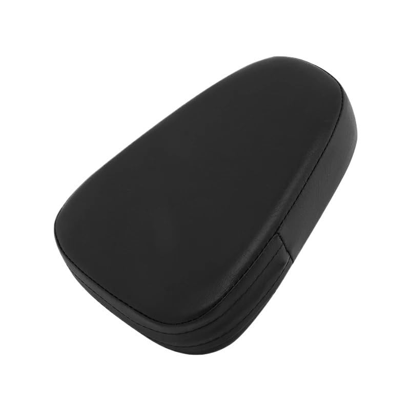 Coussin de dossier de selle moto universel en PU noir haute finition pour moto custom et touring
