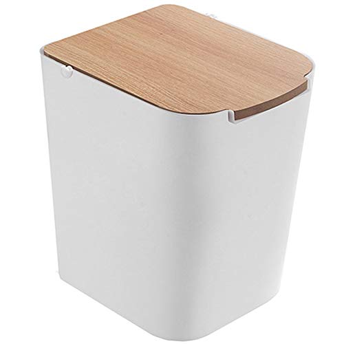 CHZE-JIIEE Sgjw-lajitong Kitchen Waste Bins Environmental Trash Can Household Trash Can Press Storage Bin with Lid Trash Can Kitchen Bathroom Trash Can (Color : B)