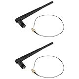 OTOTEC 2 Pezzi Antenna WiFi Wireless Dual Band 2,4-5,8 GHz Da Cavo U.fl A SMA Femmina Per Router Schede Madri Di Controllo Industriale