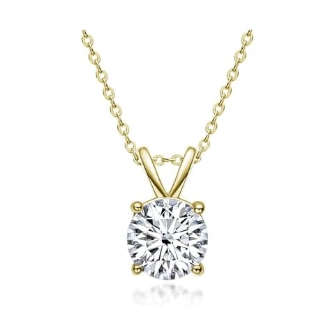 AGS Certified Diamond Classic Pendant Necklace Cover