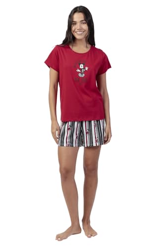 Disney Pijama Manga Corta Mickey New York para Mujer
