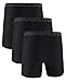 Under Armour Performance Tech Mesh Boxerjock 6in 3 Pack, Black Solid - Core 3 Pack, XS