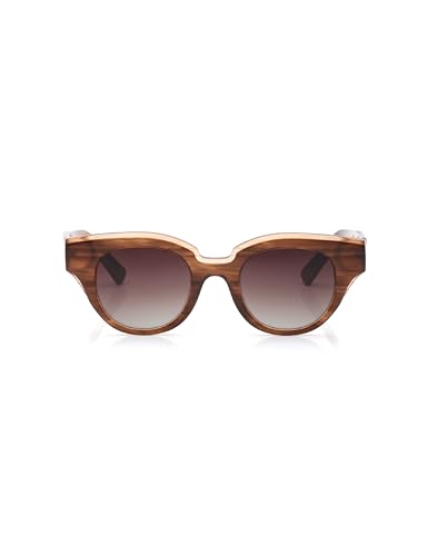 Image of Titan Womens Aviator Shape Uv Protected Sunglasses