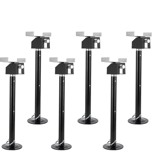 10 Best Rv Stabilizer Jacks for a Steady Camping Experience 10 Garvee RV Slide Out Support Jacks (Set of 4) - 20,000lb Heavy Duty Rv Stabilizer Jacks Support, 21'-49' Quick-Lift Adjustable - Power Drill & Hand Crank Compatible for Campers, Travel Trailers & RVs