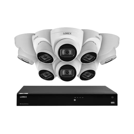 Lorex 4K Security Camera System, Fusion 16-Channel 3TB NVR System with 4K (8MP) IP Metal Dome Indoor/Outdoor Wired POE Security Cameras with Listen-in Audio