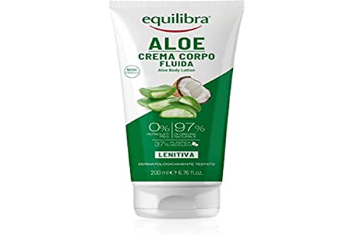 Equilibra Equilibra Equilibra Body Aloe Lotion 200Ml para uso profesional para mejorar el rendimiento en cada uso con medida o especificación 200M