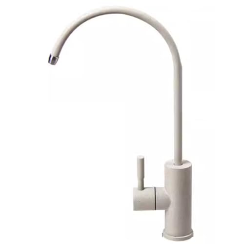 Grifo de cocina 1/4 gris con caño giratorio para agua de fregadero
