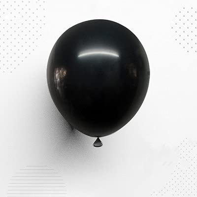 Amazon | 5インチラウンド風船 13cm スタンダード ブラック 黒