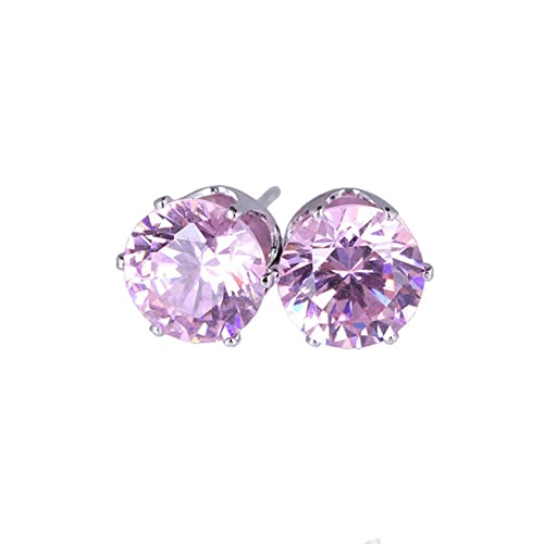 Boucles d'oreilles or 9 carats et cristal rose, le cadeau idéal