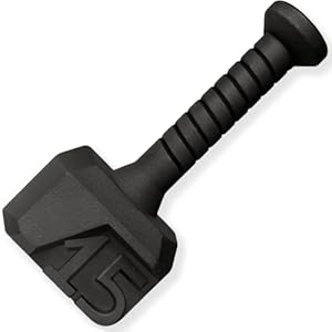 Yes4All Hammer Kettlebell Anti Slip Handle Workout for Macebell Weights Exercises, Push up, Handle Grip Strength Training Equipment – 15 lb