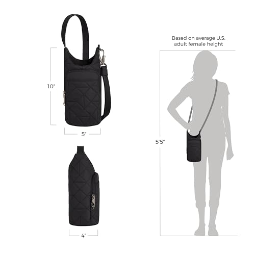 Travelon Anti-Theft Boho Insulated Water Bottle Tote