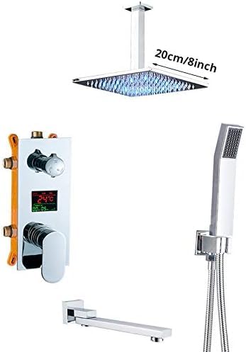 Pommeau de douche haute pression 2 en 1 avec flexible 59 pouces - 3