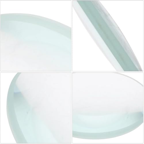 Image of 25mm, 40mm, 50mm Diameter Double Convex Lens Physics Teaching Tools, Optical Lenses Kit for Junior High School Physics Laboratory Experiment Double Convex Lens,Clear